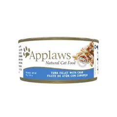 PREMIUM - Applaws Gatos Lata Filete de Atún con Cangrejo 70 gr