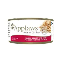 PREMIUM - Applaws Gatos Lata Pechuga de Pollo con Pato 70 gr