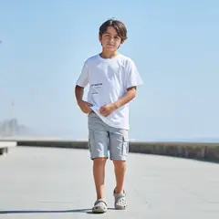 LE PETIT COMPANY - Polo Boxy Urbn Niño Blanco 100 Algodón