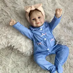 REBORN - Bebe Mila Vinilo de Silicona 50 cm