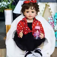 REBORN - Muñeca Bebe Bea Vinilo de Siliciona 55 cm