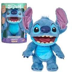 DISNEY - Peluche Chatty Stitch +50 Frases y Sonidos
