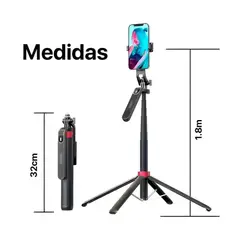 UNIVERSAL - Palo Selfie Tripode Con Seguimiento Y Estabilizador 1.80 M
