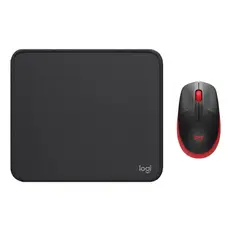 LOGITECH - MOUSE M190 Y PAD MOUSE 200x230