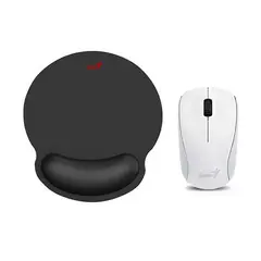 GENIUS - MOUSE NX -7000 + PAD MOUSE G-WMP 100 C/DESCANSADOR