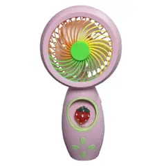 GENERICO - Mini ventilador recargable USB de mano con un diseño de fruta