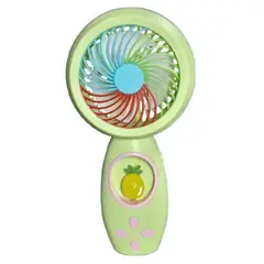 GENERICO - Mini ventilador recargable USB de mano con un diseño de fruta