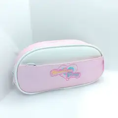 GENERICO - Cartuchera neceser cuero Pu rosado