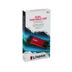 KINGSTON - Ssd 1Tb Dual Usb Ac Rápido Y Compacto Para Almacenamiento Portátil