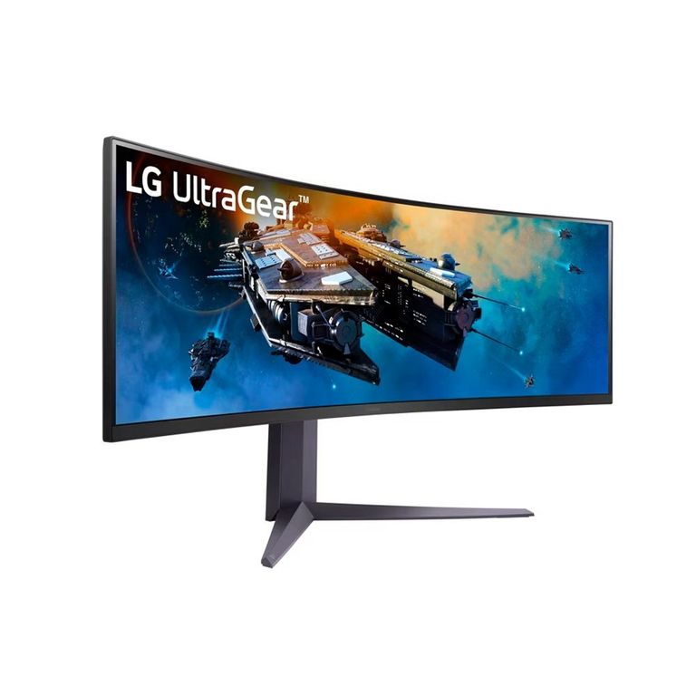 Monitor Gaming Ultragear 45Gr75Dc-B Curvo 44.5 Pulgadas Dqhd 200Hz 1Ms Freesync