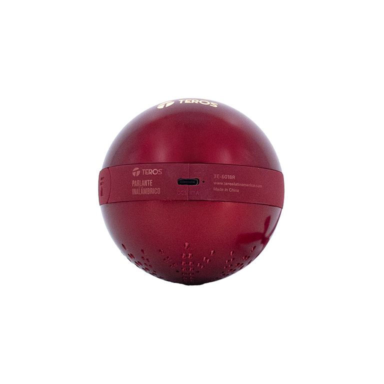 Parlante Inalámbrico Te-6018R Bluetooth 5.3 Usb-C Color Rojo 10W Potencia Compacto