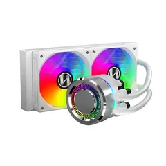 LIAN LI - Cooler CPU Líquido GALAHAD 240 ARGB Blanco 240mm RGB Alta Cap