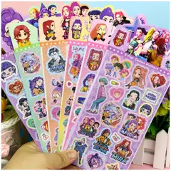 GENERICO - Stickers guerreras Kpop Demon Hunters pack de 5 und