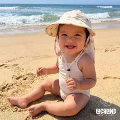 LUCALAND - Gorro de sol con FPS 50+ para bebé