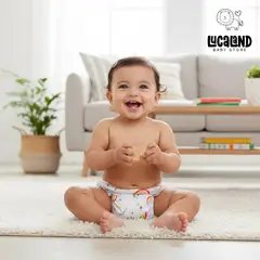 LUCALAND - Pañal de entrenamiento arcoiris blanco