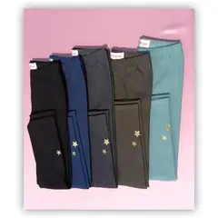 TAIS PRINCESS - Leggings afraneladas perchado bordada