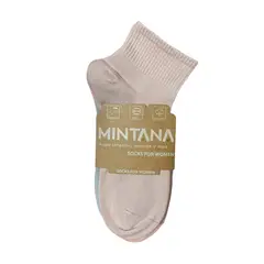 MINTANA - PACK 3 MEDIAS TOBILLERA HILO BAMBÚ MUJER