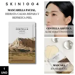 SKIN1004 - Máscara Facial Madagascar Centella Watergel Sheet Ampoule Mask 1und