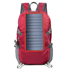 GENERICO - Mochila Solar 35L Rojo