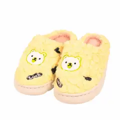 GENERICO - PANTUFLAS CON FELTA PIEL DE PELUCHE OSO