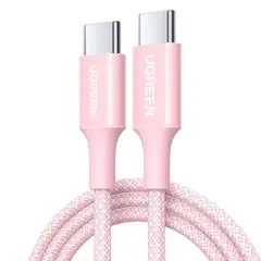 UGREEN - Cable USB-C L502 100W 5A 2m Fast Charging Nylon Braided Rosa - 65252
