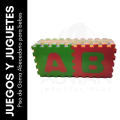 GENERICO - Piso de Goma Abecedario para bebes