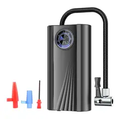 GENERICO - Inflador Eléctrico Portátil 12V con Pantalla Digital