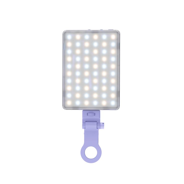 Luz Led Selfie Para Celular Alta Potencia Licht-101M Lila