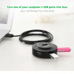 UGREEN - HUB USB 2.0 de 4 puertos 480mbs