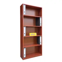 TEMEL - Estante de Oficina 5 Niveles Cedro 191 cm - Ideal para Archivadores