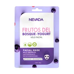 GENERICO - Mascarilla Velo Facial Nevada Frutos del Bosque y Yogur - Caja x 10 unid