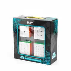 GENERICO - Pack de Cubos Moyu 2x2 3x3 4x4 5x5