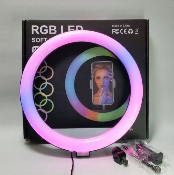 Aro de Luz LED RGB suave MJ36