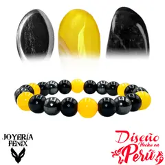 JOYERIA FENIX - Pulsera Triple Protección Turmalina - Joyería Fenix
