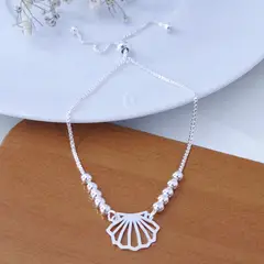 GENERICO - Pulsera silueta de almeja