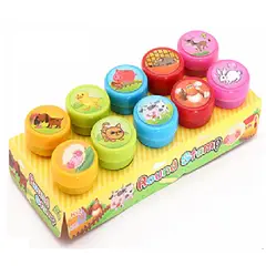 GENERICO - Set 10 sellos Animales de la Granja