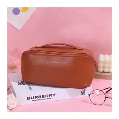 GENERICO - Neceser de maquillaje con compartimientos marrón