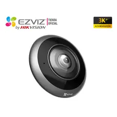 Ezviz - Cámara Ojo de Pez E4p 3K+ Visión Nocturna Detección IA Panorámica