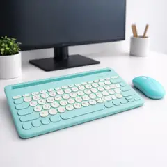 GENERICO - COMBO TECLADO Y MOUSE COLOR MENTA