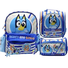CHILDRENS CLUB - Pack Escolar Mochila Bluey Azul Nido