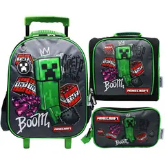 CHILDRENS CLUB - Pack Escolar Maleta Minecraft Creeper Oficio