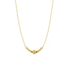BALIQ - Collar Bolitas GoldenSilver