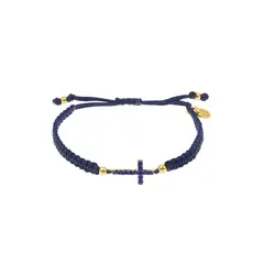 BALIQ - Pulsera Cruz GoldenSilver Niña