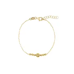 BALIQ - Pulsera Bolitas Goldensilver