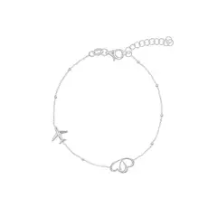 BALIQ - Pulsera Travel Love Plata 925
