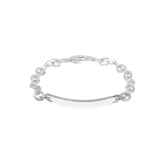 BALIQ - Pulsera Esclava Plata 925 Hombre