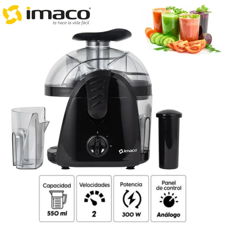 Extractor de Jugos CP4830 550ml 300W 2 velocidades
