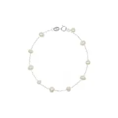 BALIQ - Pulsera Perlas Plata 925