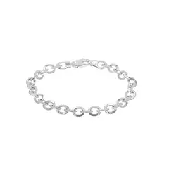 BALIQ - Pulsera Oval Plata 925 Hombre