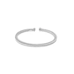 BALIQ - Pulsera Acanalada Plata 925